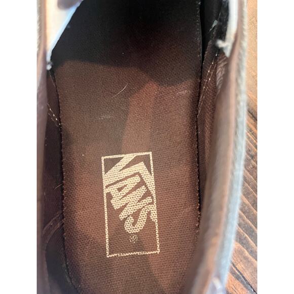 Vans Slip On Sneaker Shoes Men 9.5 Women 11 Skater Academia Twee Need Repair - Picture 13 of 16